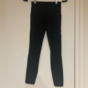 Athleta girls black leggings